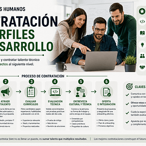 Recursos humanos: Contratación de perfiles de desarrollo