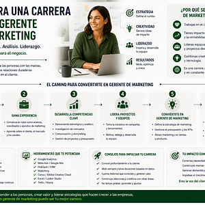Explora una carrera como gerente de marketing