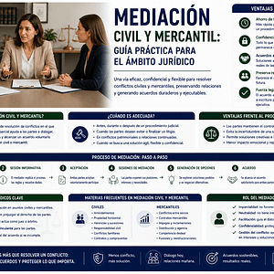 Mediación civil y mercantil: guía práctica para el ámbito jurídico