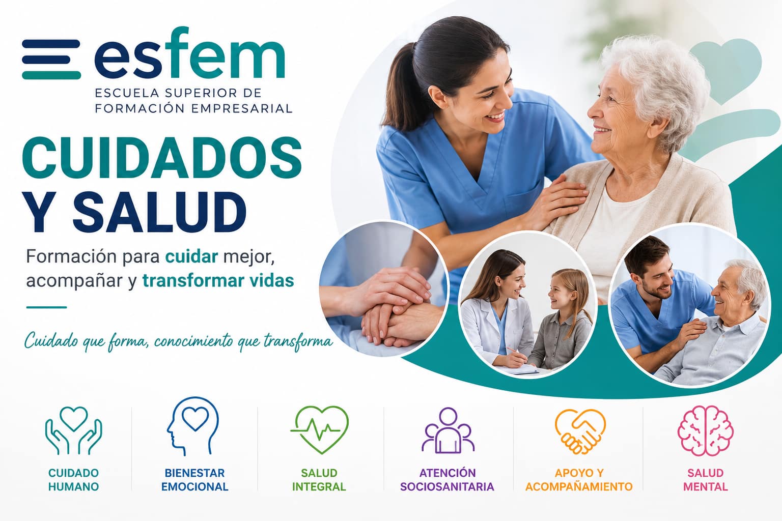 Cuidados auxiliares de enfermería en residencias de personas mayores